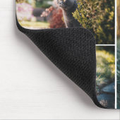 4 Cat Photo Collage Paw Laurelリースモノグラム マウスパッド (コーナー)