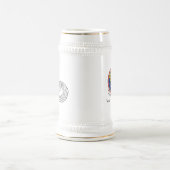 4 CES – シニアCEバッジ – スタイン ビールジョッキ (中央)