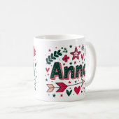 4 Color Anna 2 コーヒーマグカップ (正面右)