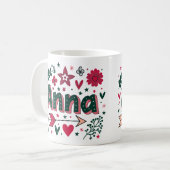 4 Color Anna 2 コーヒーマグカップ (正面左)