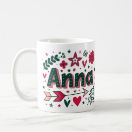 4 Color Anna 2 コーヒーマグカップ
