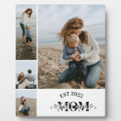 4 Custom Photo Collage Best Mom Ever  フォトプラーク (正面)