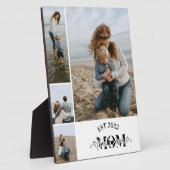 4 Custom Photo Collage Best Mom Ever  フォトプラーク (側面)