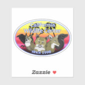 4" CWCステッカー – デザインby Iain Wade シール (シート)