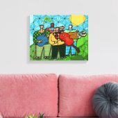 4 Duffers (Streted Canvas Print) キャンバスプリント (インサイチュ (リビング))