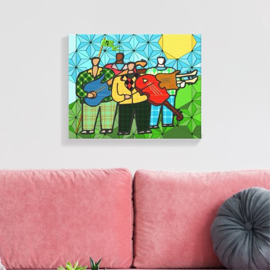 4 Duffers (Streted Canvas Print) キャンバスプリント (インサイチュ (リビング))