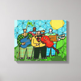 4 Duffers (Streted Canvas Print) キャンバスプリント