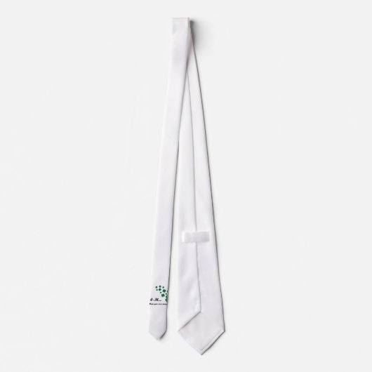 4-H人のタイ ネクタイ (裏面)