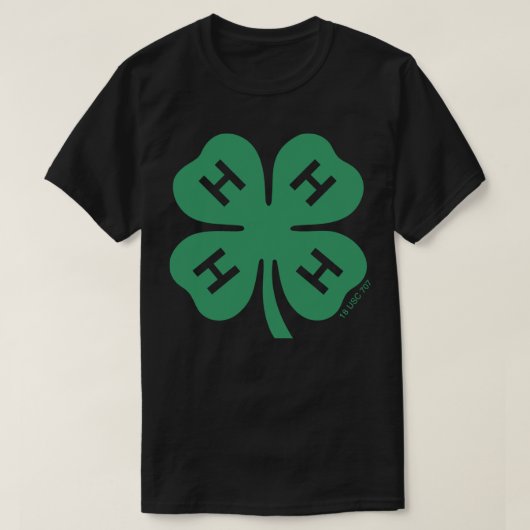 4-H Clover Logo Sticker Tシャツ (デザイン正面)