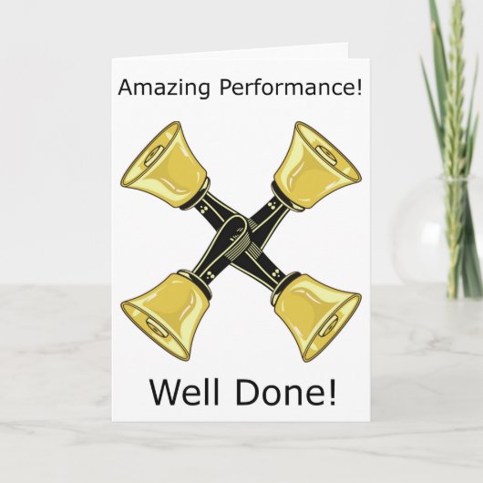 4 In Hand - 素晴らしい演奏のカード カード (正面)