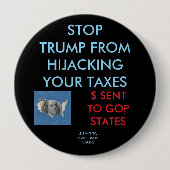 4 inch round Button 缶バッジ (正面)