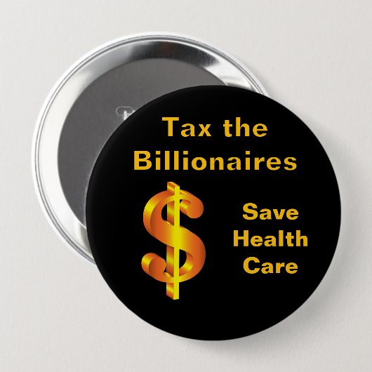 4 inch round Button 缶バッジ (正面&裏面)