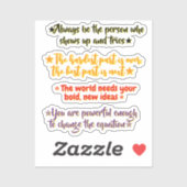 4 Inspirational Quotes for High School Graduates | シール (シート)