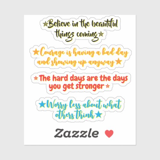 4 Inspirational Quotes for Middle Schoolers | シール (シート)