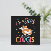 4 Just A Girl Who Loves Corgi 招待状 (スタンド正面)
