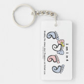 4 Keychainの1 キーホルダー (正面)