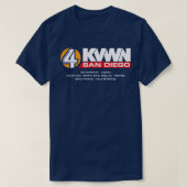 4 KVWNサンディエゴヴィンテージ Tシャツ (デザイン正面)