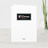 4 Lambs新生児カード カード (裏面)