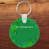 4 Leaf Clover Frame+Photo Keychain キーホルダー (裏面)