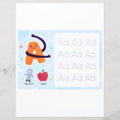 4 Learn To Spell Letter A Teacher Home Schooling (正面)