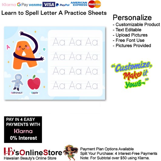 4 Learn To Spell Letter A Teacher Home Schooling