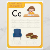 4 Learn To Spell Letter C Teacher Home Schooling (正面)