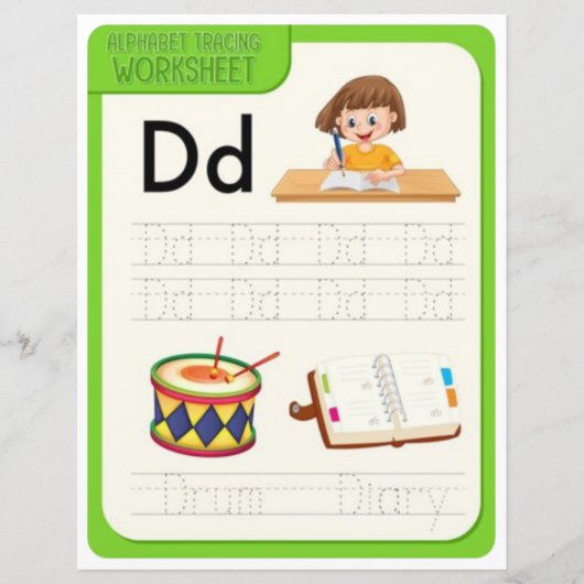 4 Learn To Spell Letter D Teacher Home Schooling (正面)