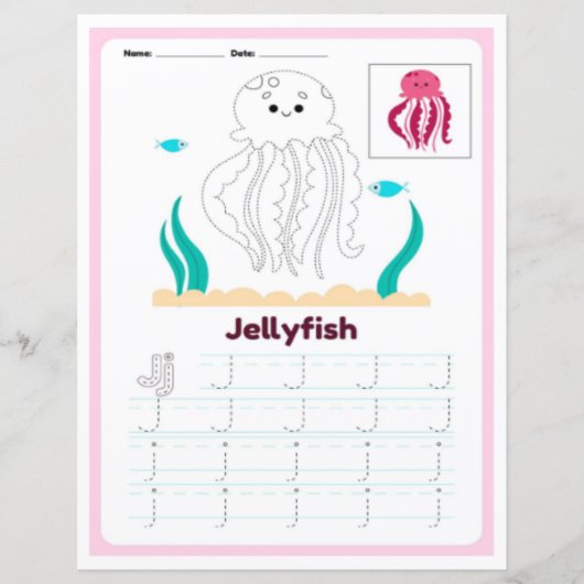 4 Learn To Spell Letter J Teacher Home Schooling (正面)