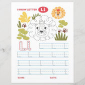 4 Learn To Spell Letter L Teacher Home Schooling (正面)