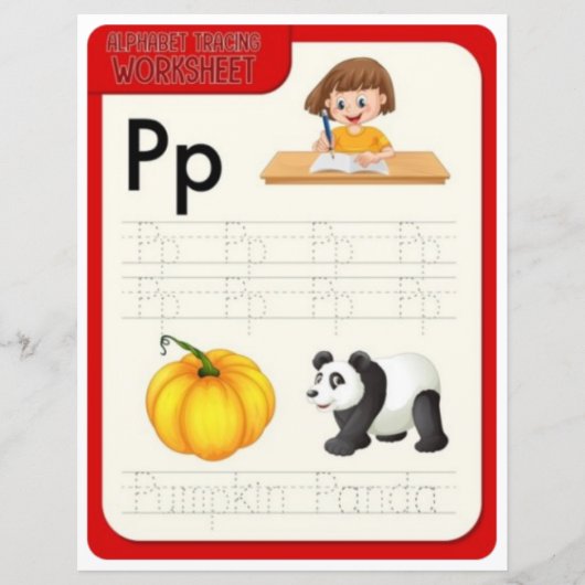 4 Learn To Spell Letter P Teacher Home Schooling (正面)
