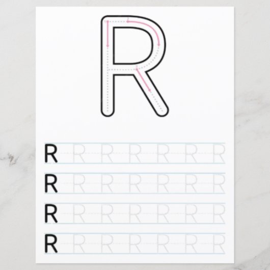 4 Learn To Spell Letter R Teacher Home Schooling (正面)