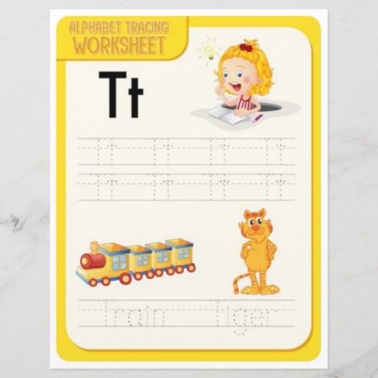 4 Learn To Spell Letter T Teacher Home Schooling (正面)