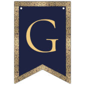 4 Letters Navy Blue God Bless Baptism Communion バンティングフラッグ (第2の旗)