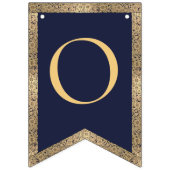 4 Letters Navy Blue God Bless Baptism Communion バンティングフラッグ (第3の旗)