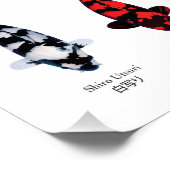 4 main species of koi fish ポスター (コーナー)