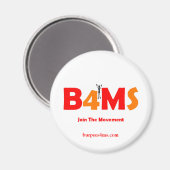 4 MSのバーピーズ マグネット (正面/裏面)