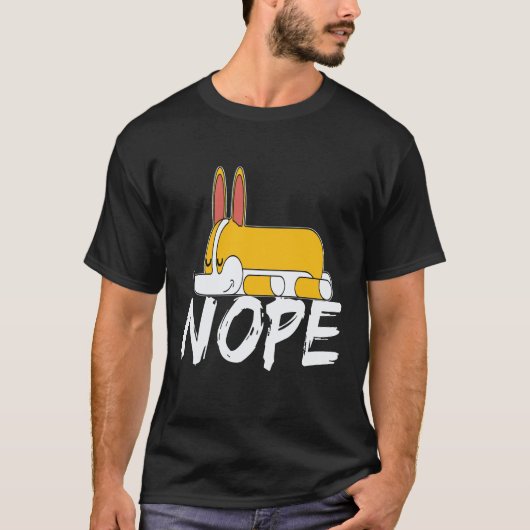 4 Nope - コーギー Tシャツ (正面)