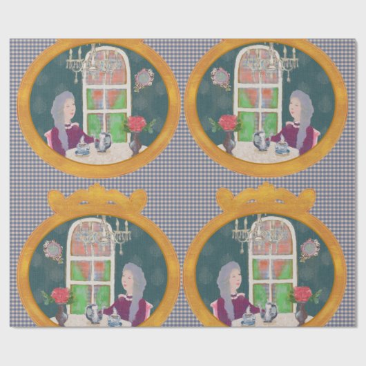 4 O’Clock in LALATOWN Wrapping Paper 3 ラッピングペーパー (フラット)