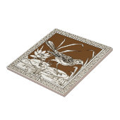 #4 of 12 Repro 1880sミントン・モチャ・バードシリーズ タイル (側面)