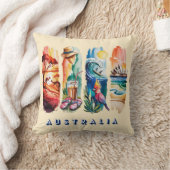 4-Panel Scenic Australia クッション (ブランケット)