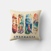 4-Panel Scenic Australia クッション (裏面)