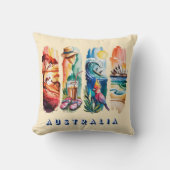 4-Panel Scenic Australia クッション (正面)