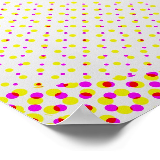 4 Pataphysical Overlapping Spiralsn var 3 ポスター (角)