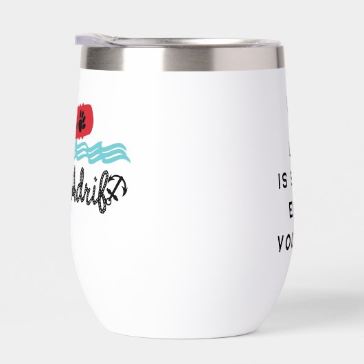 4 Paws Adrift Lifeは短い。楽しむ犬だ！ワイン (右面)