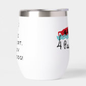 4 Paws Adrift Lifeは短い。楽しむ犬だ！ワイン (左面)