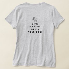 4 Paws Adrift Lifeは短楽しむい。VNeck Tシャツ