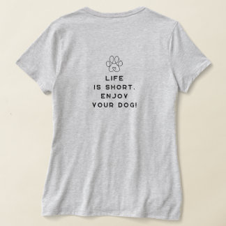 4 Paws Adrift Lifeは短楽しむい。VNeck Tシャツ