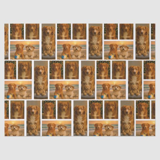 4 Personalized Photo Collage 薄葉紙 (正面)