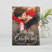 4 PHOTOメリーモダンクリスマスグリーティング シーズンカード (スタンド正面)
