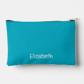 4 photo add name white blue yellow アクセサリーポーチ (裏面)